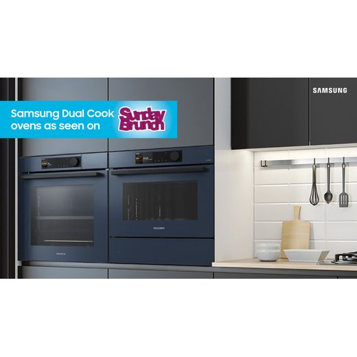 Samsung Series 4 Dual Cook Electric Single Oven - Stainless Steel - Annotation - As seen on Sunday Brunch